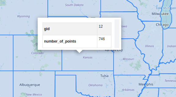 Aggregate Points By Polygons Image